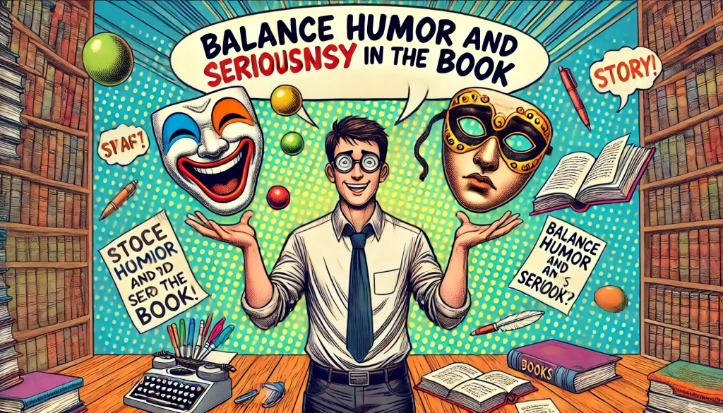 Balance Humor and Seriousness in The Book
